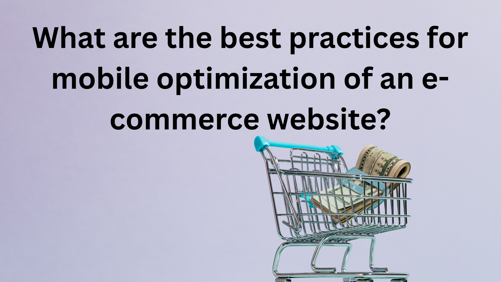 What are the best practices for mobile optimization of an e-commerce website?