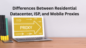 What are the specific differences between residential, datacenter, ISP, and mobile proxies, and which type is best for web scraping?