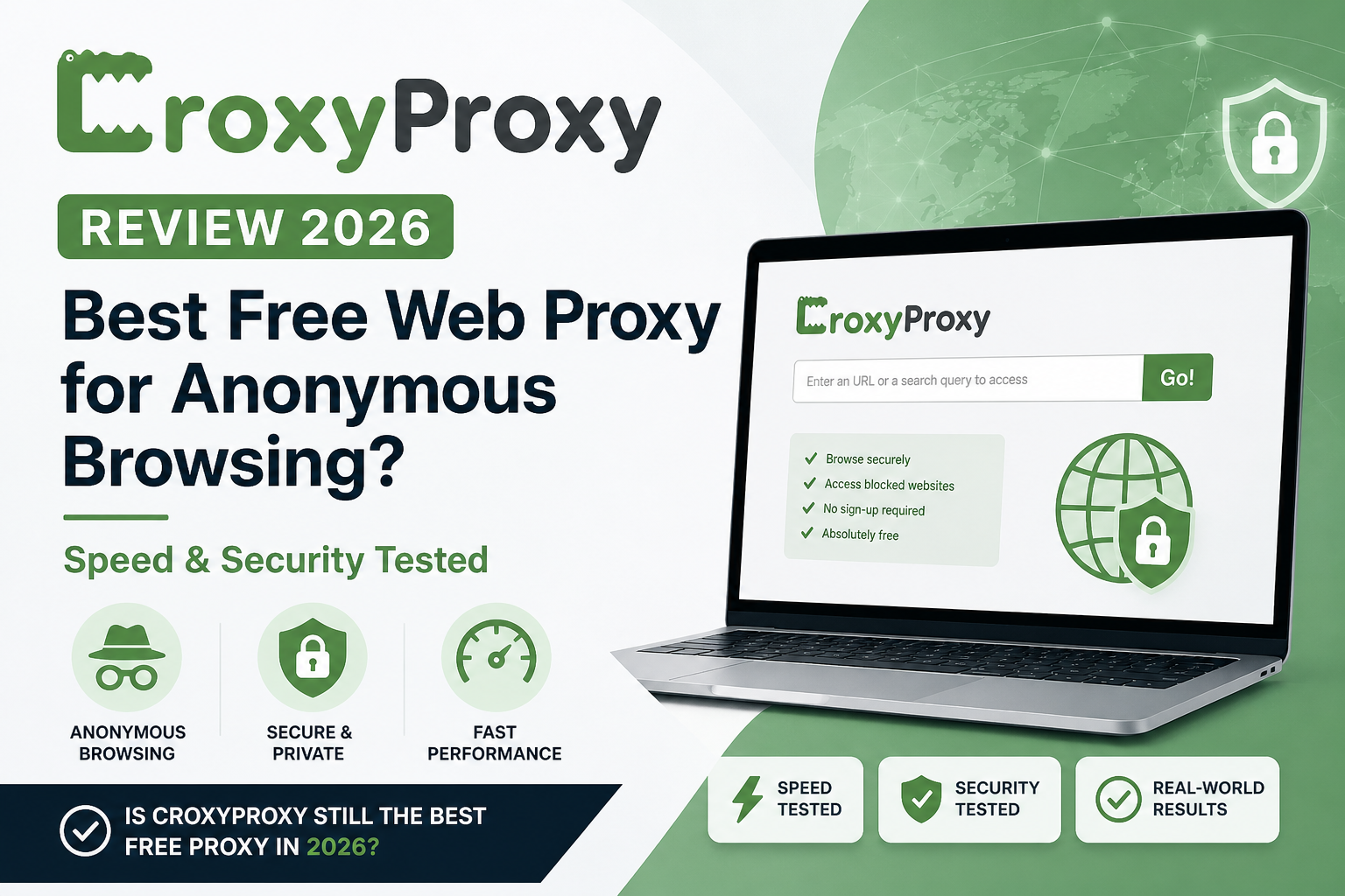 CroxyProxy Review 2026: Best Free Web Proxy for Anonymous Browsing? Speed & Security Tested