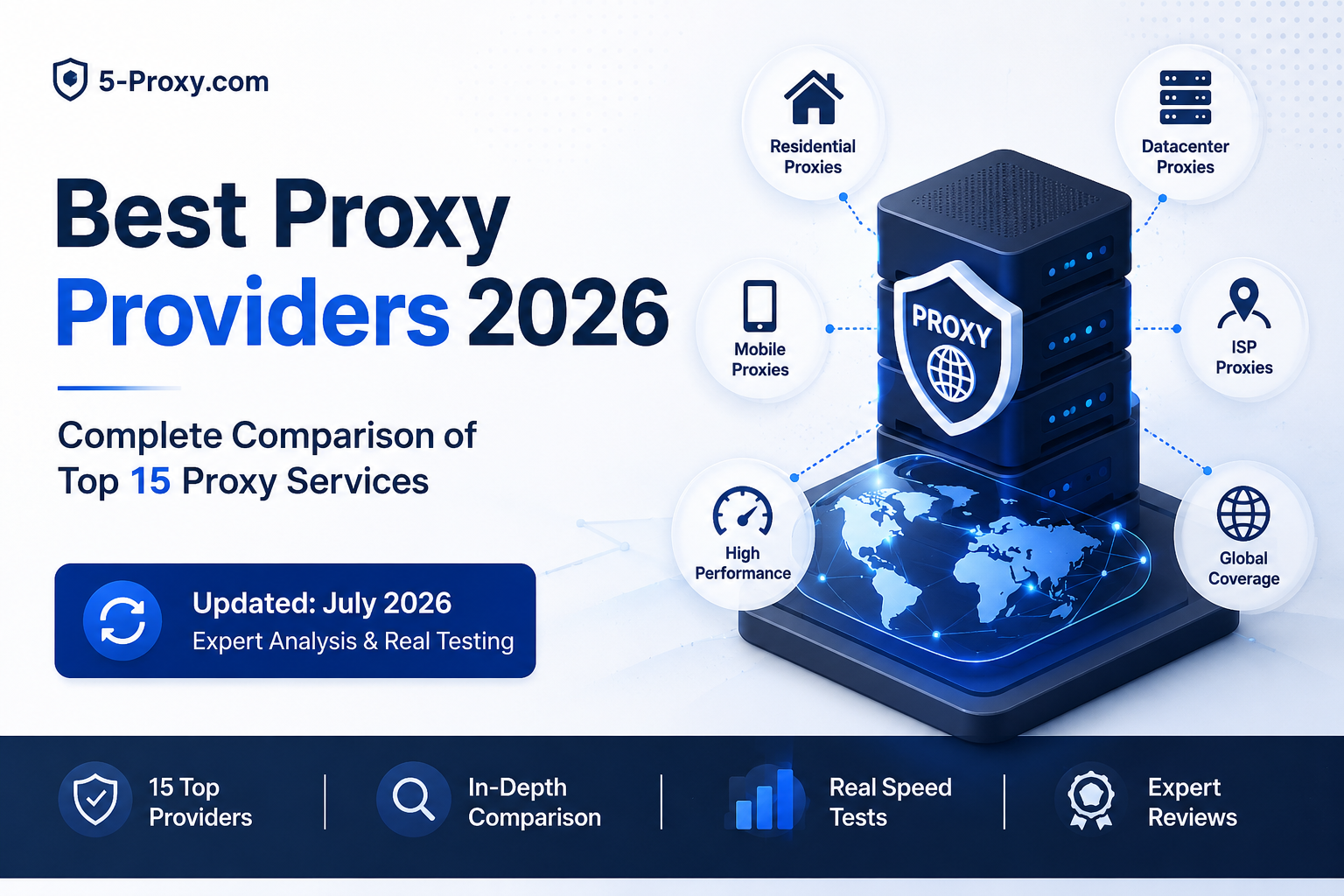Best Proxy Providers 2026 Complete Comparison of Top 15 Proxy Services