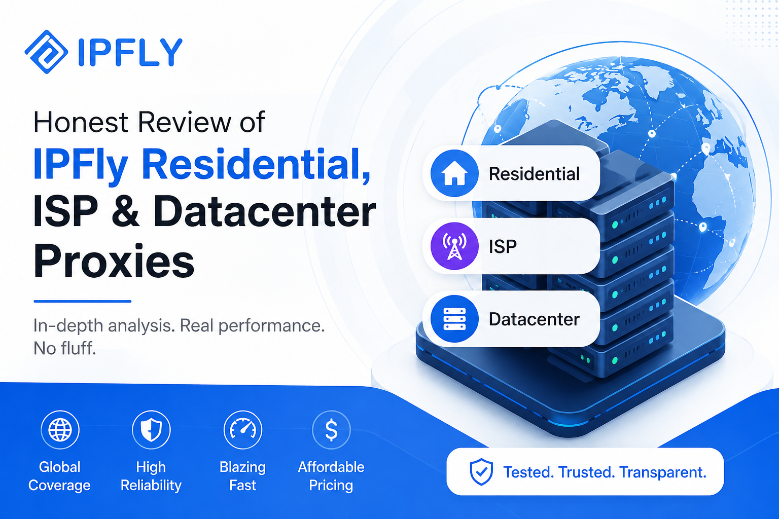 Honest Review of IPFly Residential, ISP & Datacenter Proxies